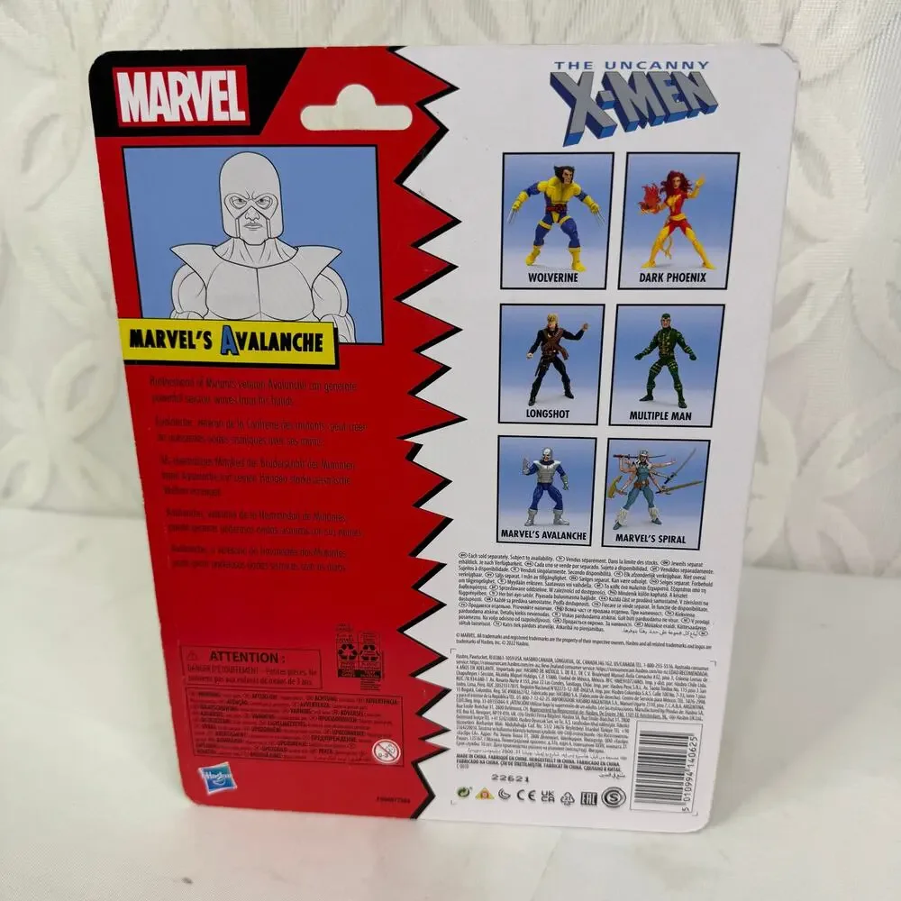 Marvel Legends Retro 6 Inch Action Figure X-Men‎ Classic Series 2 Avalanche New